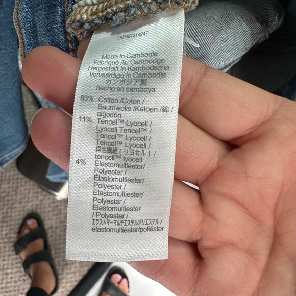 Madewell Women's Mid-Rise Cali Demi Bootcut Jeans Blue Denim Light Wash Size 24 - Picture 10 of 14